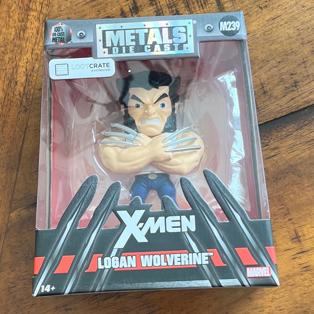 X-Men Logan Wolverine Die Cast